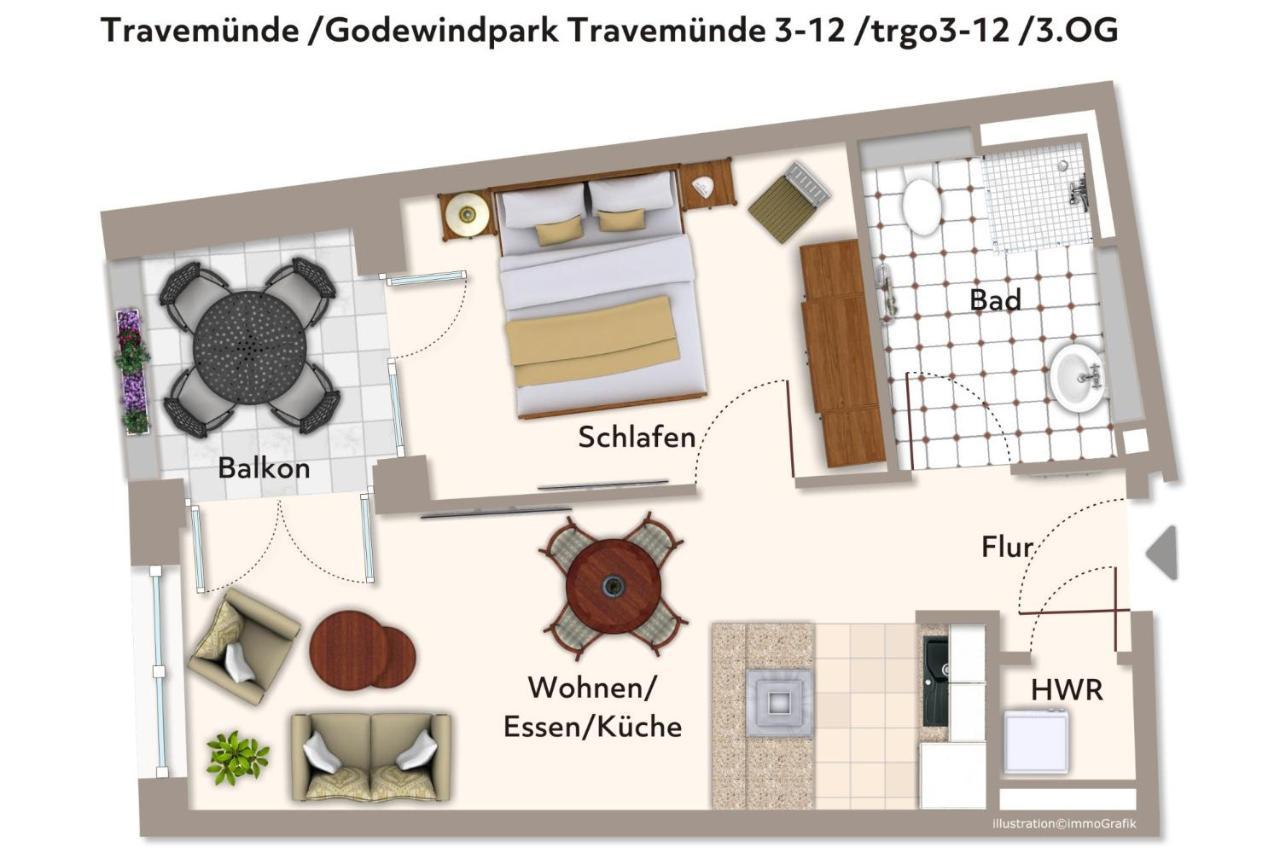 Godewindpark Travemuende Godewindpark Travemuende 3-12 Apartment Lubeck Luaran gambar